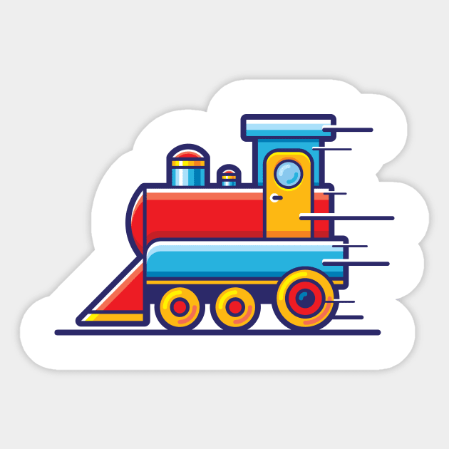 Train Toy Sticker by dandragomir